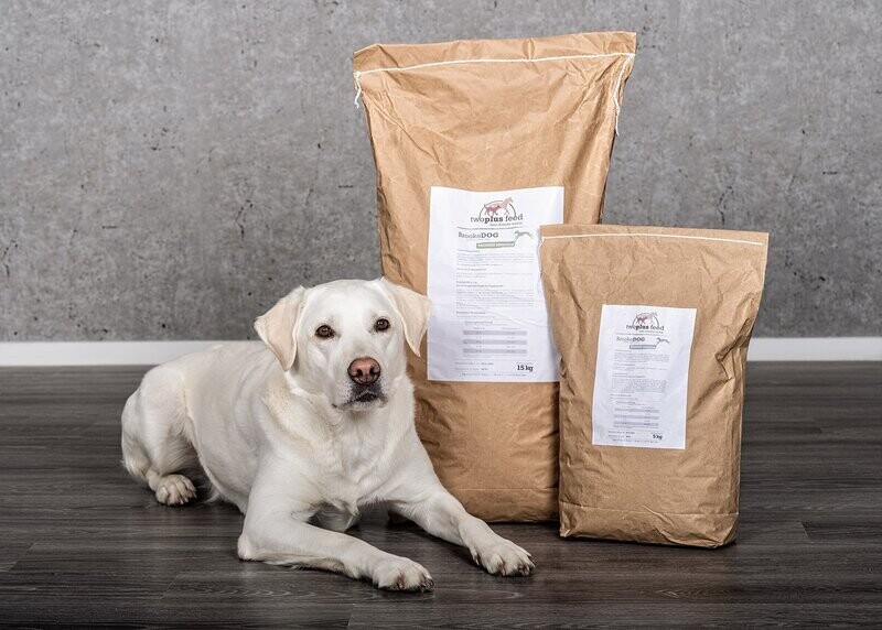 BrookoDOG premium sensitiv-getreidefrei, mit verdauungsfördernder Kräutermischung, 15 kg