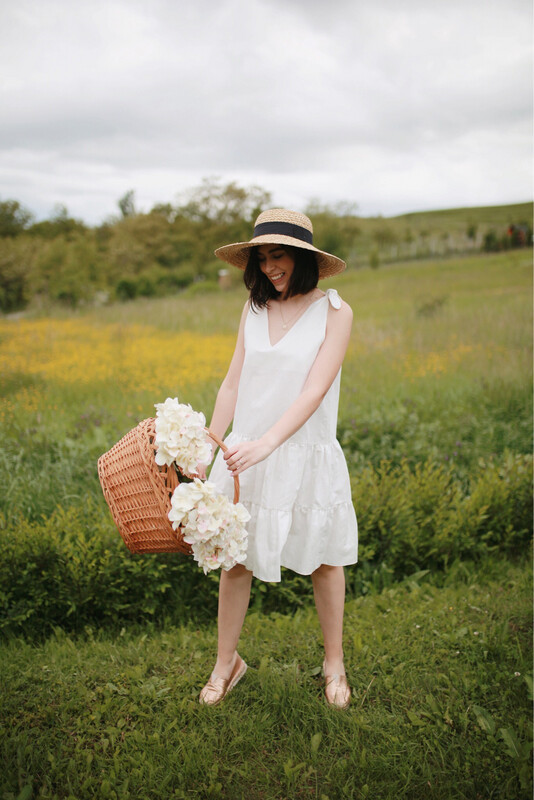 Rochie alba midi