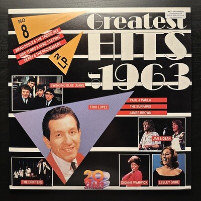 Сборник Greatest Hits Of 1963 2LP (Дания 1990г.)