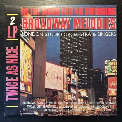 Сборник Studio London Orchestra &amp; Singers - In The Mood For 40 Swinging Broadway Melodies 2LP (Германия 1988г.)
