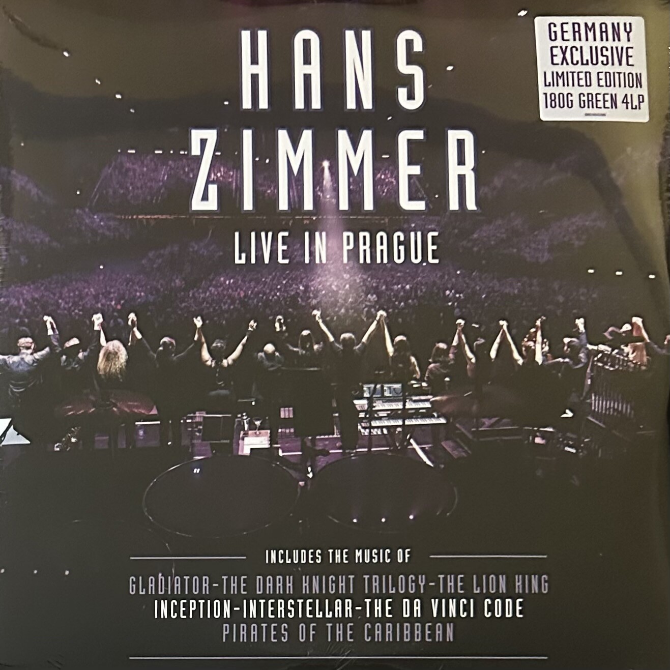 Hans Zimmer - Live In Prague 4LP (Германия 2022г.) Green