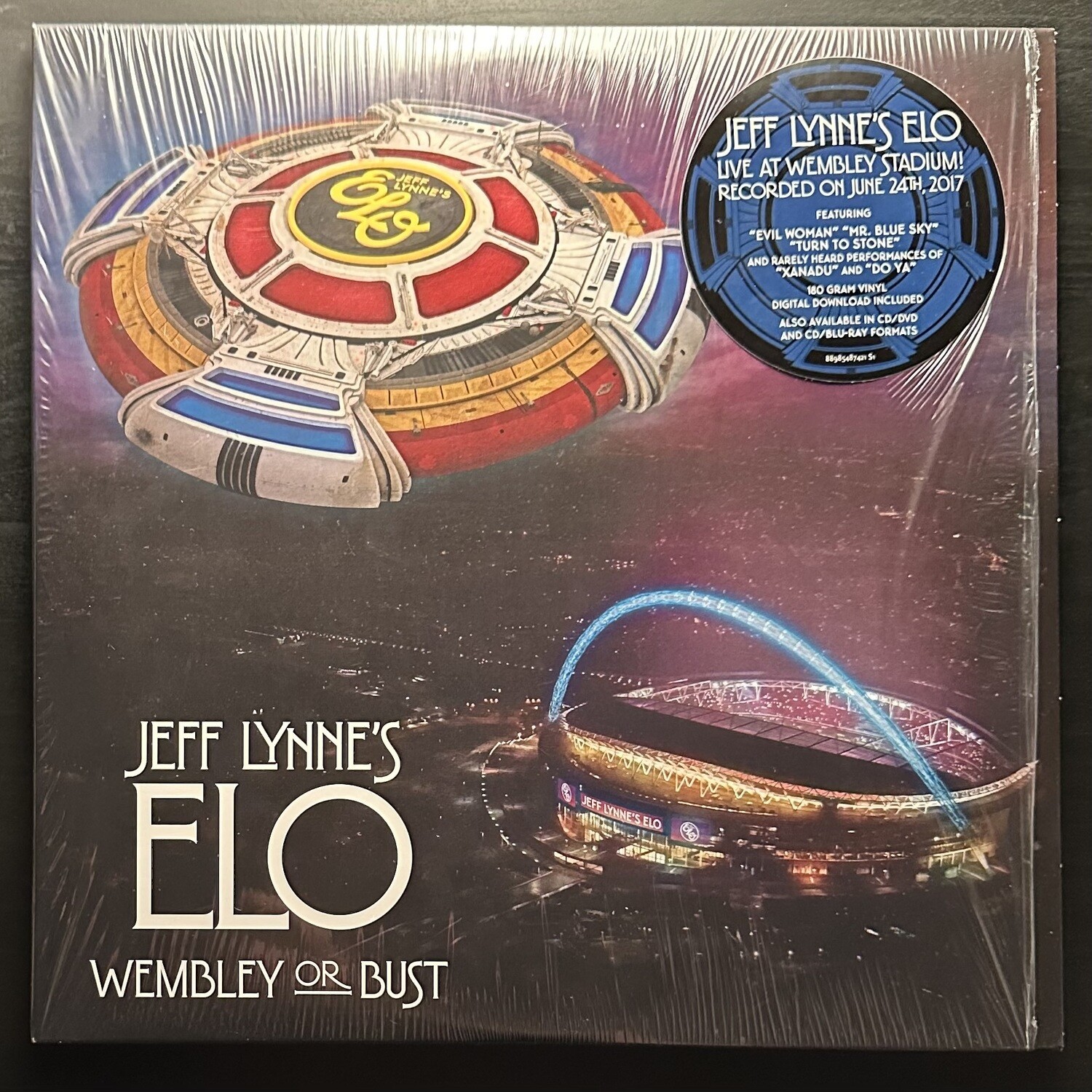 Jeff Lynne&#39;s ELO ‎– Wembley Or Bust 3LP (Европа 2017г.)