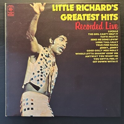 Little Richard ‎– Little Richard&#39;s Greatest Hits Recorded Live (Англия 1977г.)