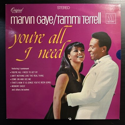 Marvin Gaye / Tammi Terrell ‎– You&#39;re All I Need (Франция 1981г.)