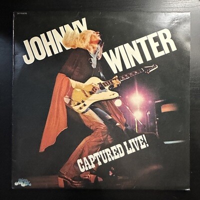 Johnny Winter ‎– Captured Live! (Голландия 1976г.)