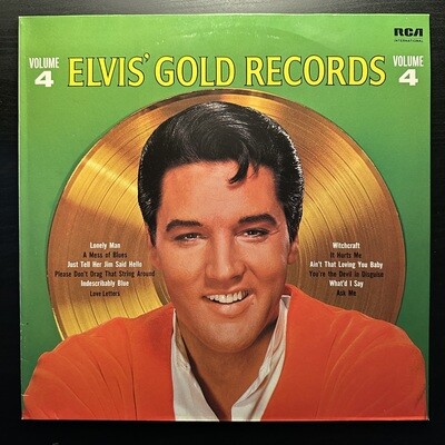 Elvis ‎– Elvis&#39; Gold Records - Volume 4 (Германия 1985г.)