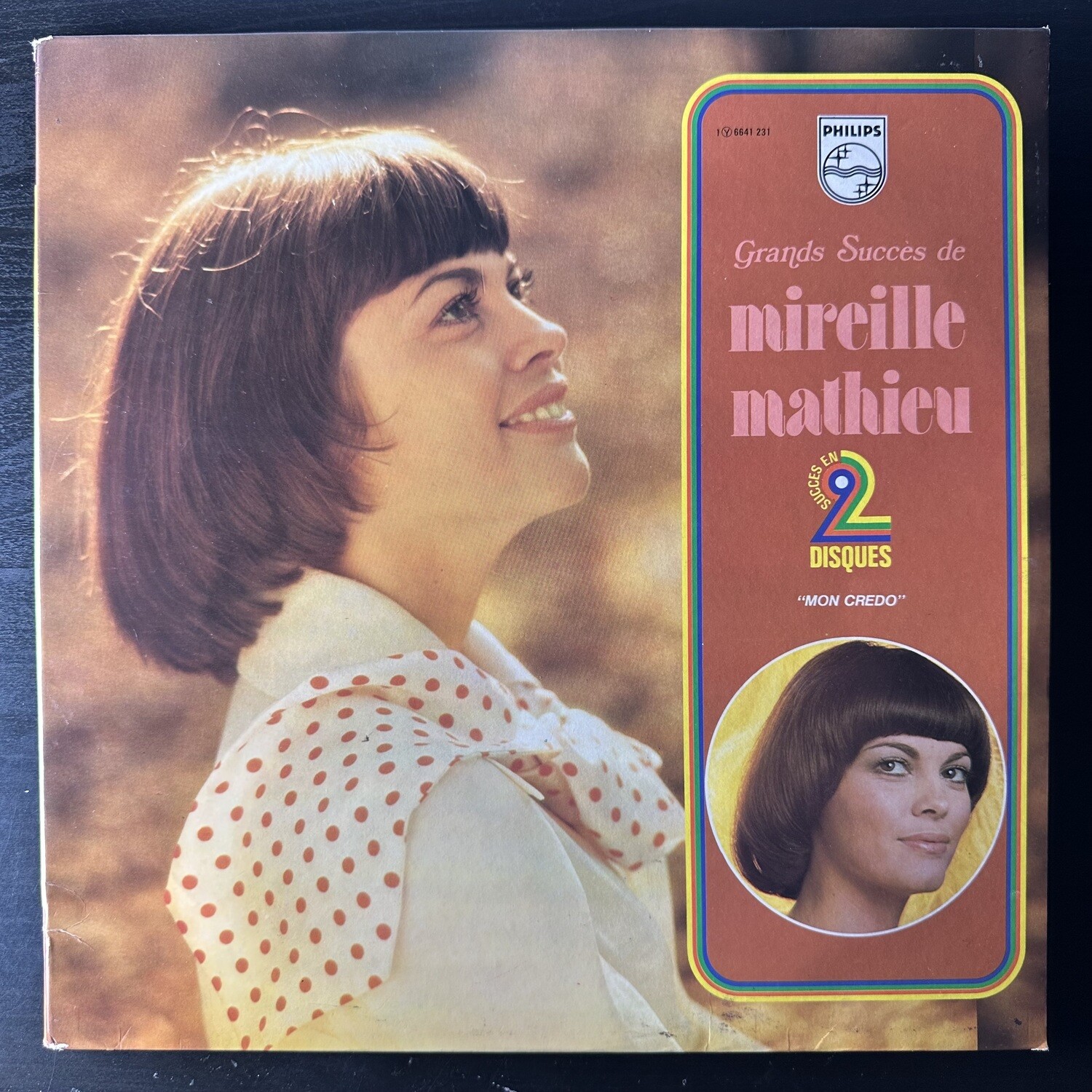 Mireille Mathieu ‎– Grands Succes De Mireille Mthieu “Mon Credo” 2LP (Франция 1975г.)