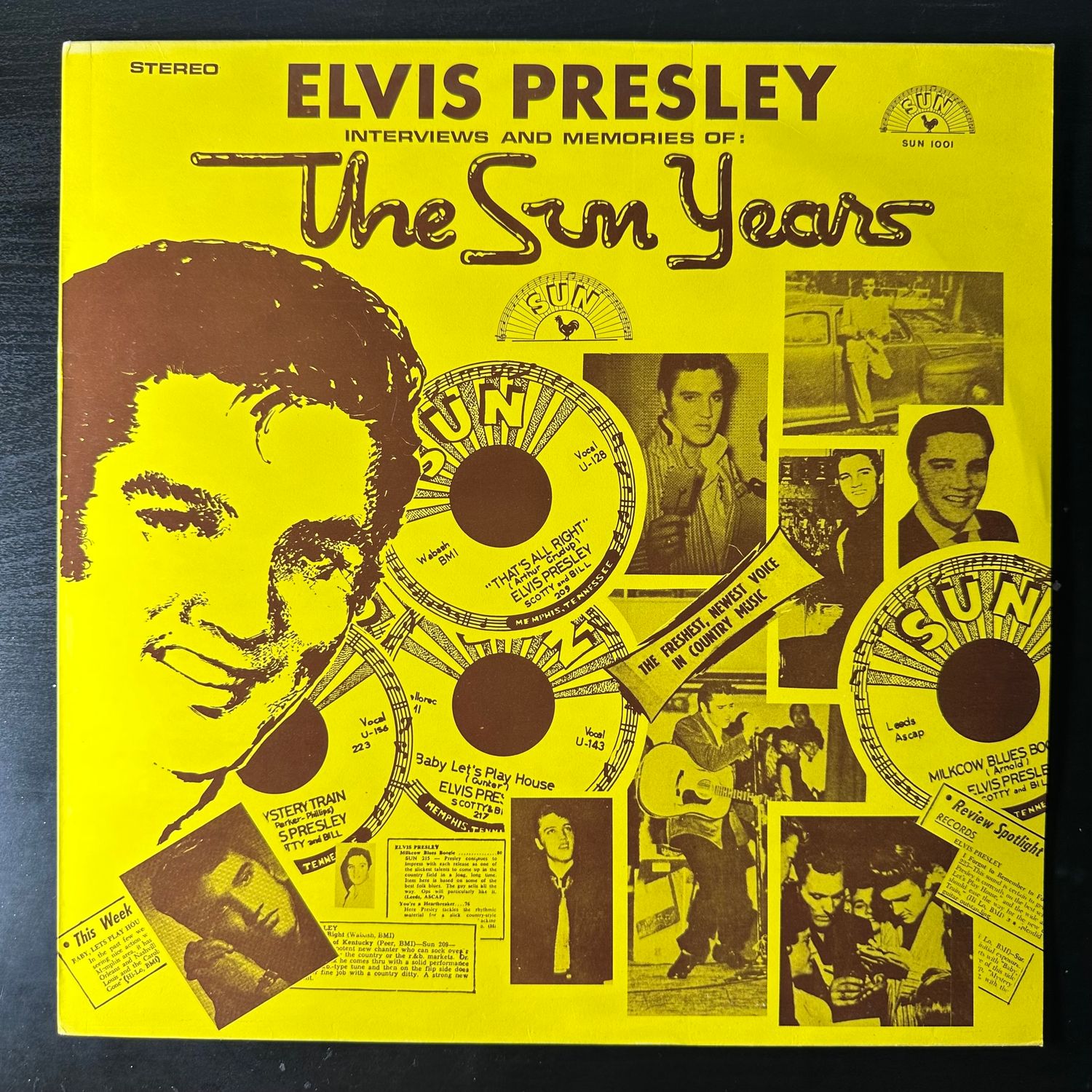 Elvis Presley ‎– Interviews And Memories Of: The Sun Years (Англия 1977г.)