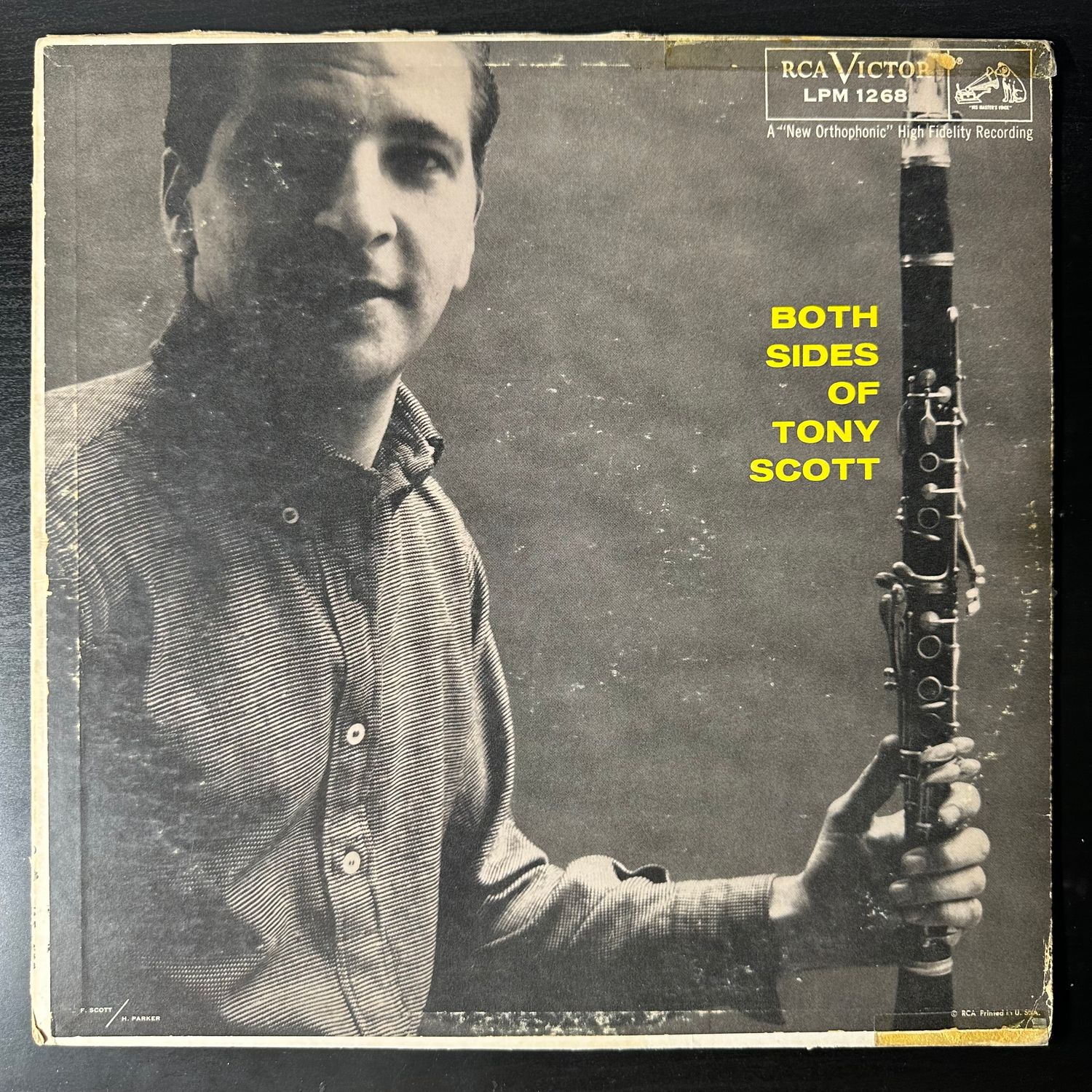 Tony Scott Quartet ‎– Both Sides Of Tony Scott (США 1956г.)