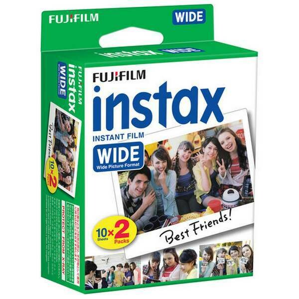 Película Fujifim Instax Wide, Pack de 20 fotos
