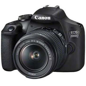 Canon Eos 2000D + 18-55 + funda