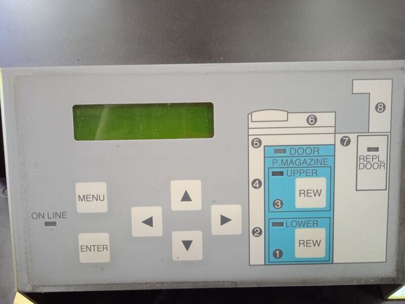 Pantalla de control del procesador Frontier350/370