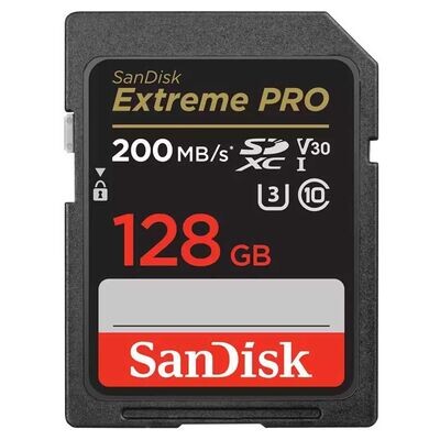 SanDisk SDXC 128GB Extreme Pro 200
