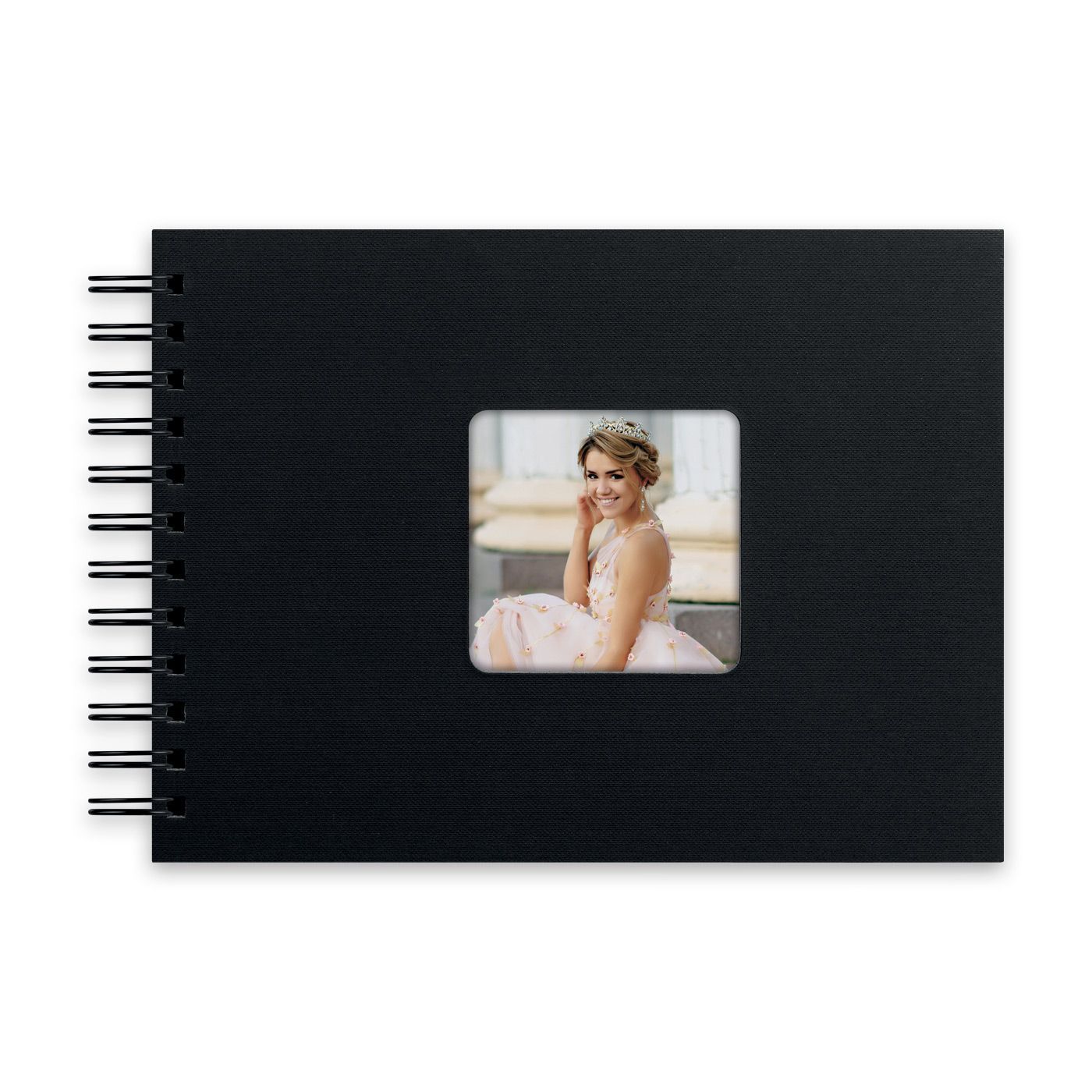 Álbum Misty de cartón negro.