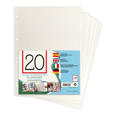 Hojas Adhesivas para álbum de fotos. Hojas Adhesivas para álbum de fotos.