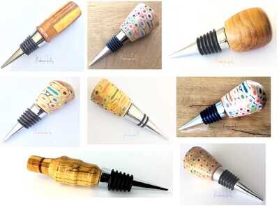 Handmade bottlestopper flessenstopper wijnstopper
