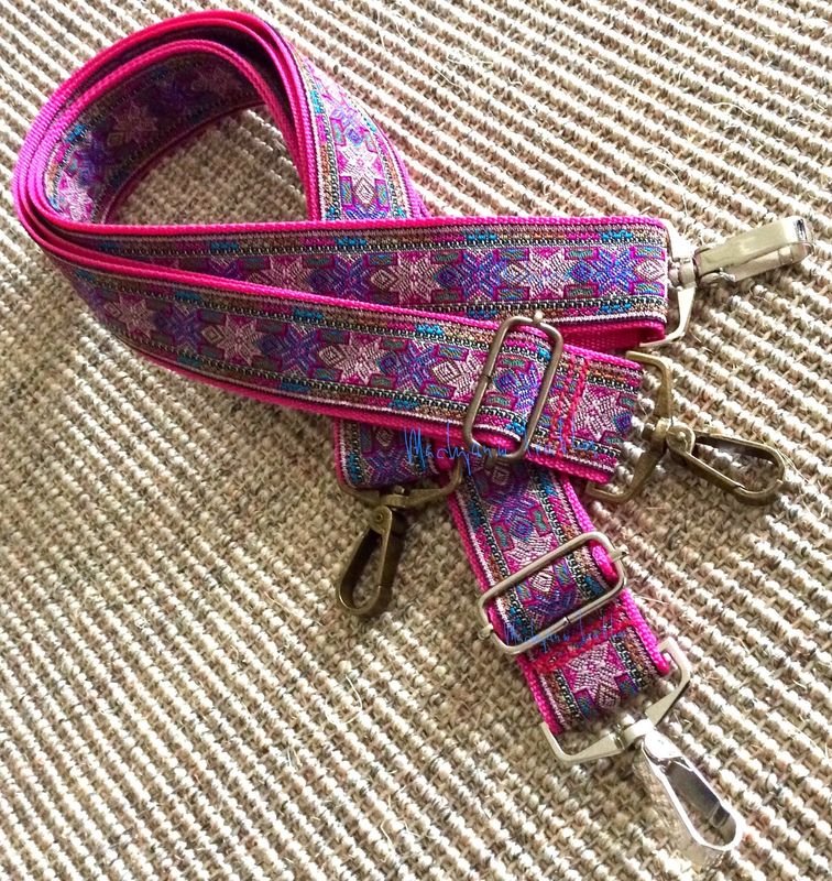 100B Tashengsel Bohemian roze blauw