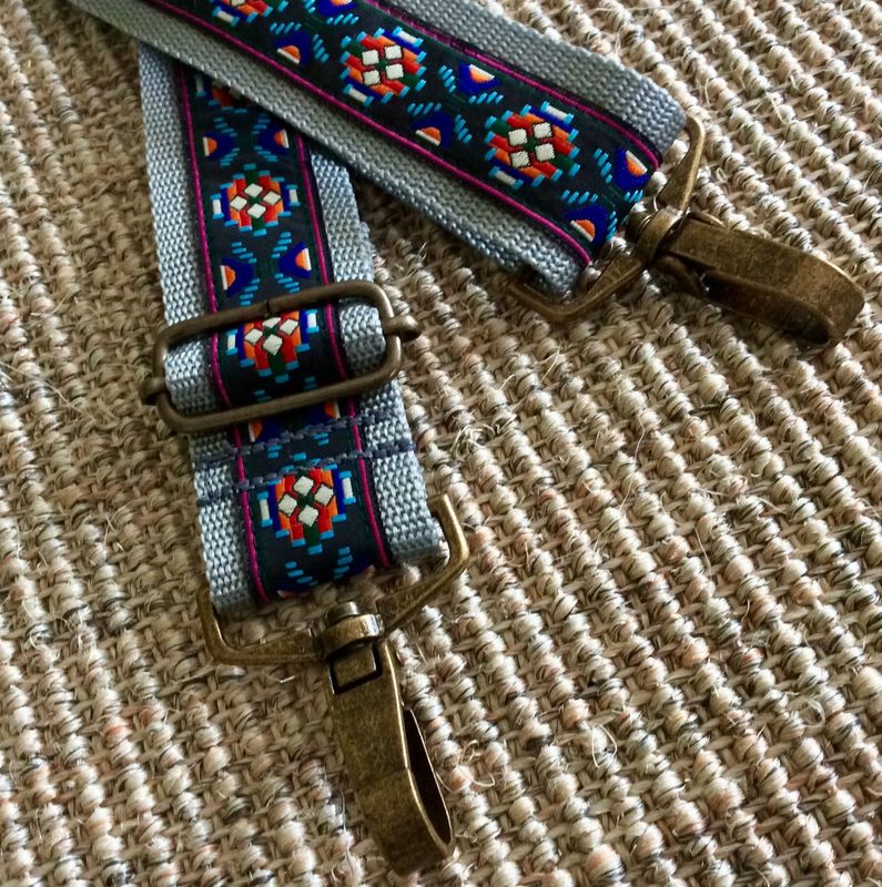 300A Aztec GRIJS Zwart geel oranje look
