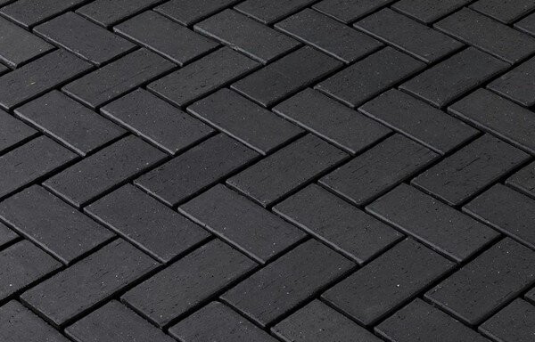 HPK 423 Pflasterklinker KF 45 200/100/45 mm schwarz nuanciert