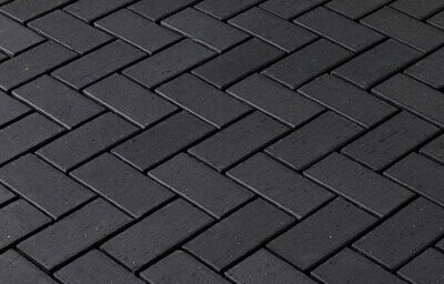 HPK 423 Pflasterklinker KF 45 200/100/45 mm schwarz nuanciert HPK 423 Pflasterklinker KF 45 200/100/45 mm schwarz nuanciert