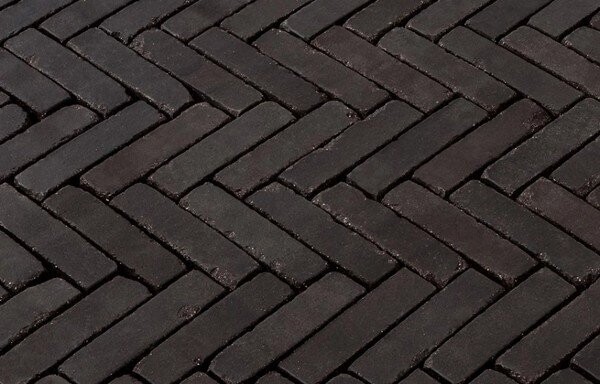 HPK 472 Pflasterklinker WF 65 204/50/67 mm schwarz nuanciert gerumpelt