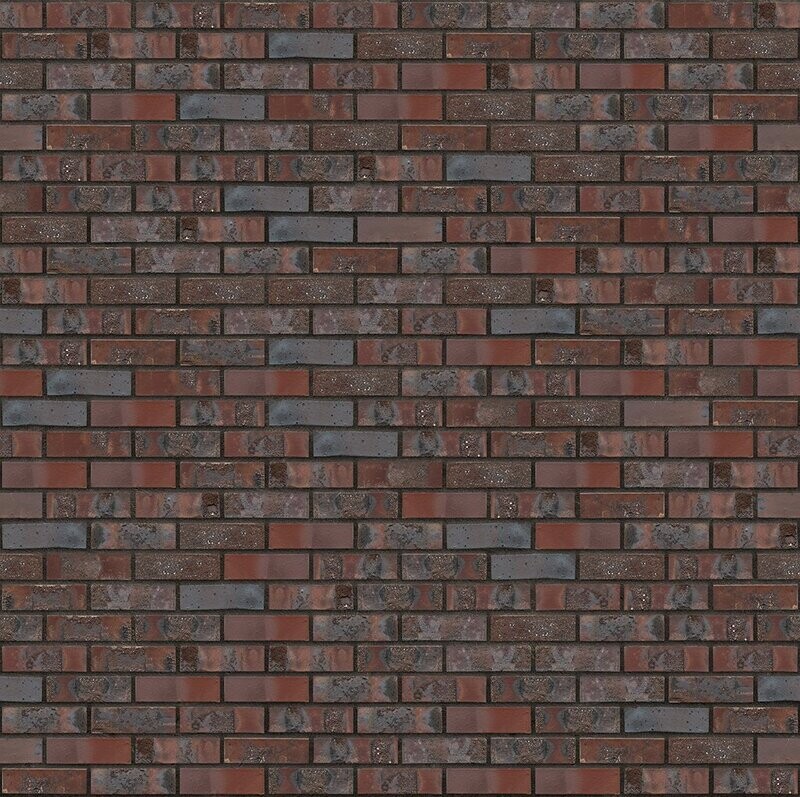 HKK 869 Klinker RF ± 240/115/65 mm dunkelrot-blau-anthrazit nuanciert Kohlebrand HKK 869 Klinker RF ± 240/115/65 mm dunkelrot-blau-anthrazit nuanciert Kohlebrand