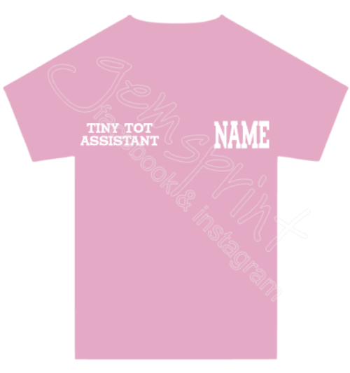 Dance Off Staff Tiny Tot Assistant Tshirt