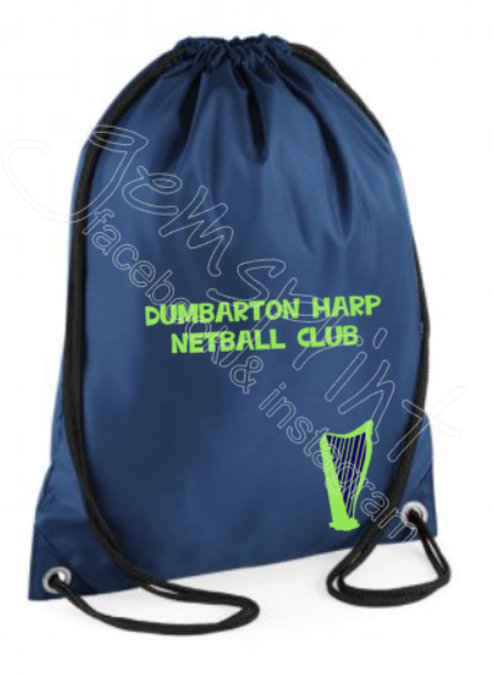 Dumbarton Harp Drawstring Bag