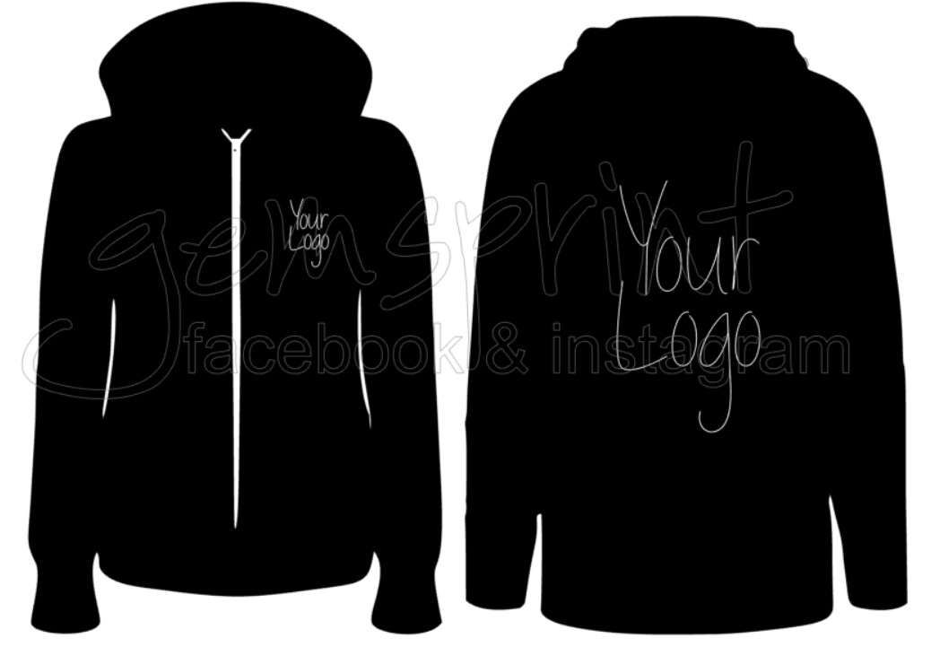 YOUR BUSINESS LOGO ZIPPER