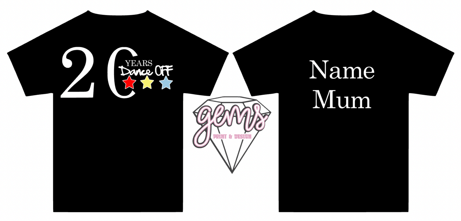 Dance OFF - 20 Year T-shirt Dresser