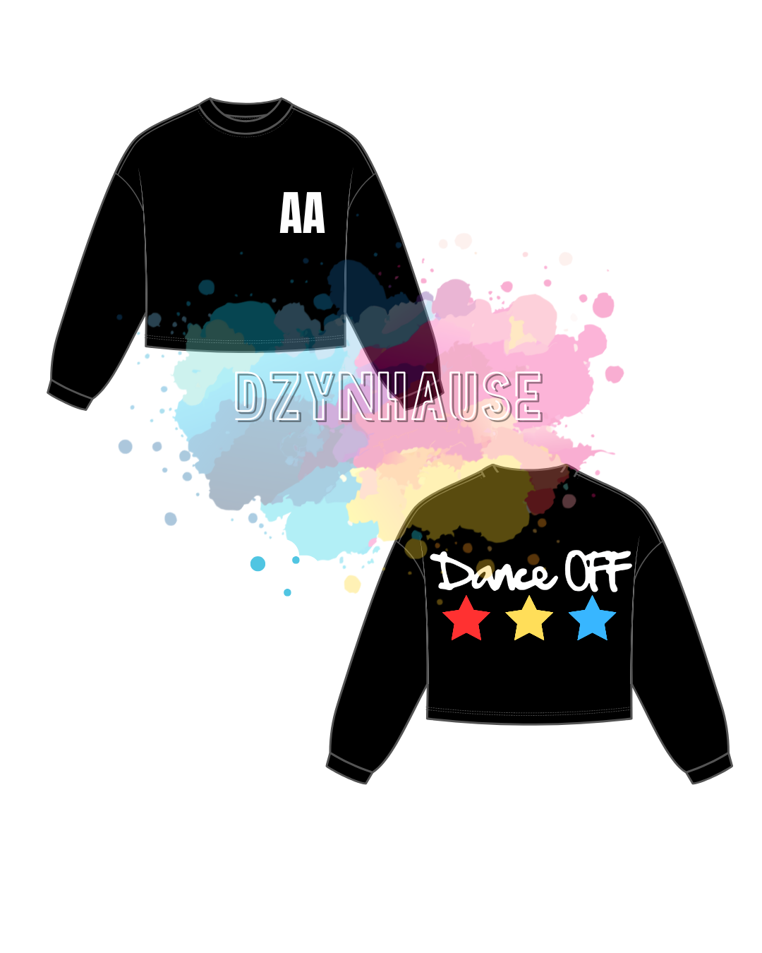 Dance Off Crop Sweater