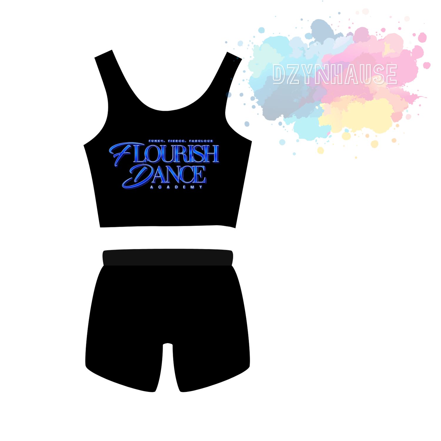 Flourish Dance Academy Crop Set