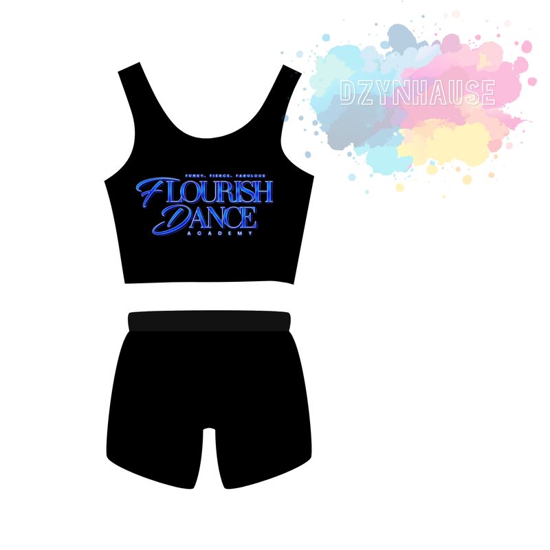 Flourish Dance Academy Crop Set