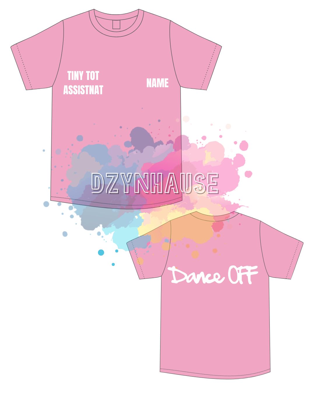 Dance Off Staff Tiny Tot Assistant Tshirt