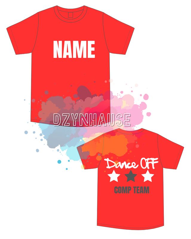 Dance Off Comp Team Tshirt