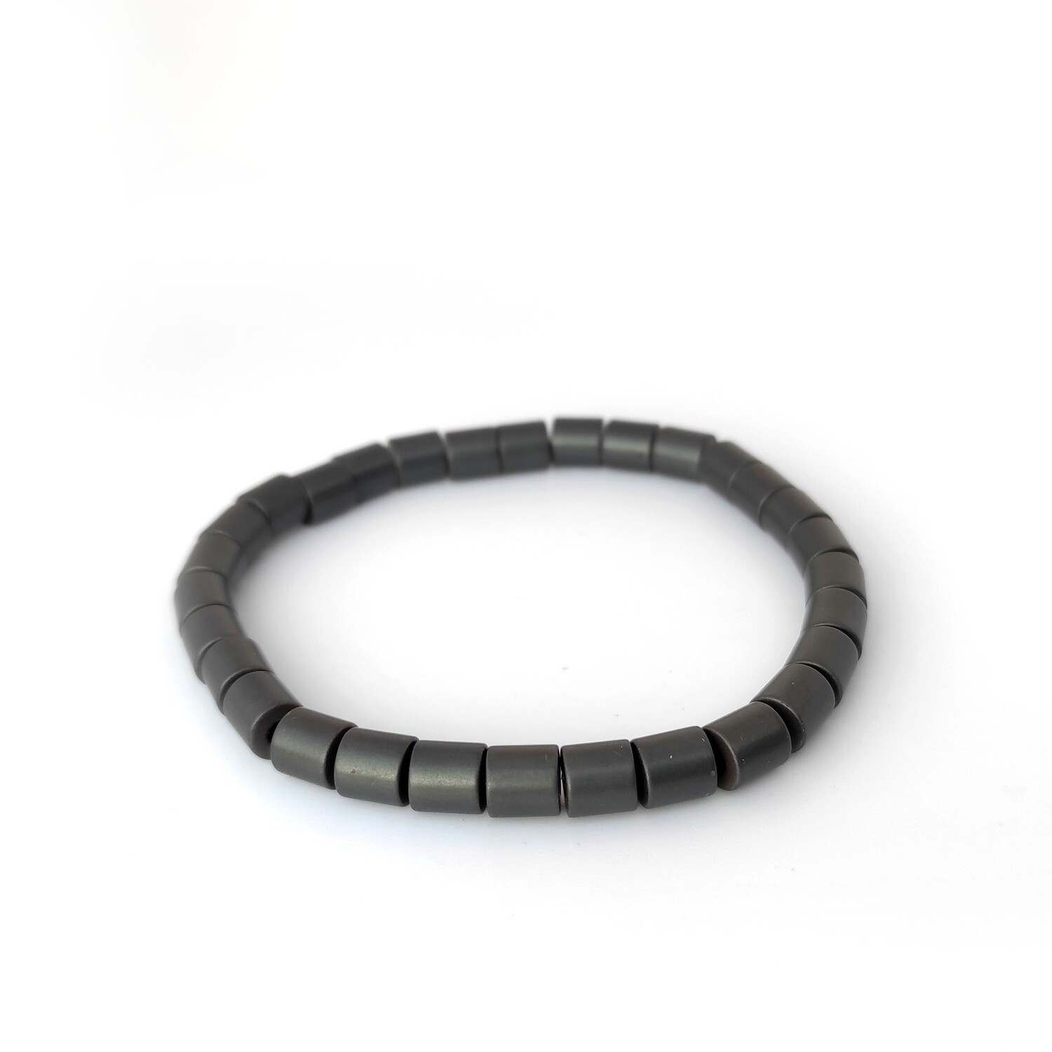 Hematite bracelet (Column 6mm)