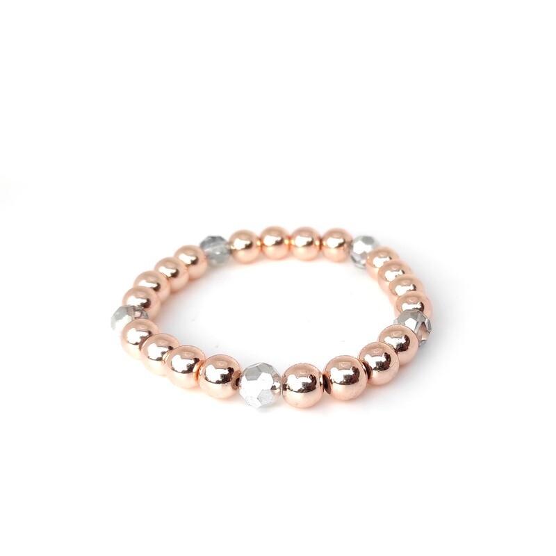 Rose gold Hematite bracelet