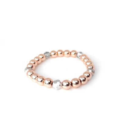 Rose gold Hematite bracelet