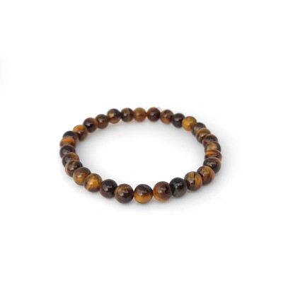 Tigers Eye gemstone bracelet (6mm)