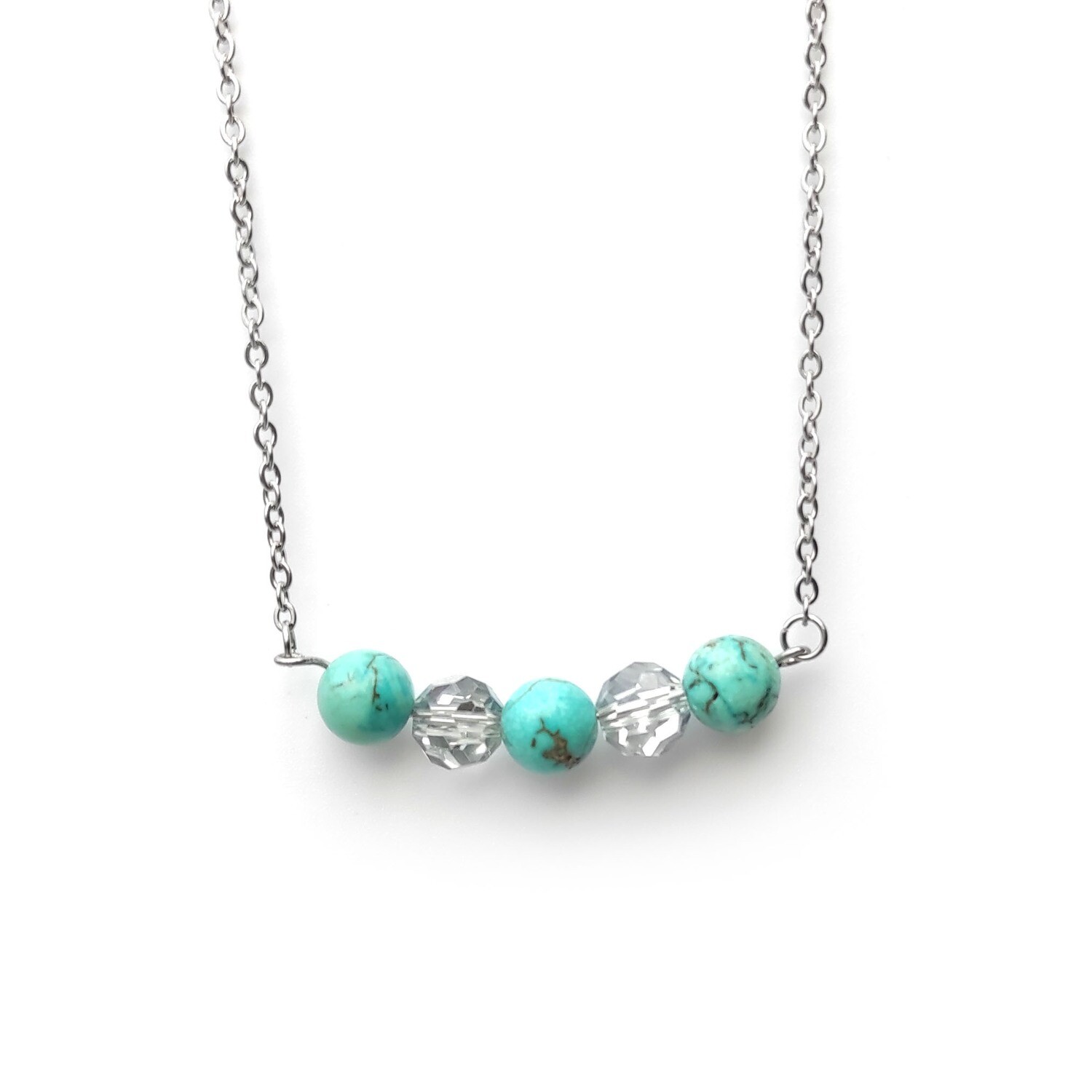 Turquoise gemstone necklace 