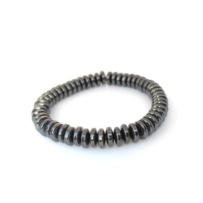 Hematite bracelet (Coin 8mm)
