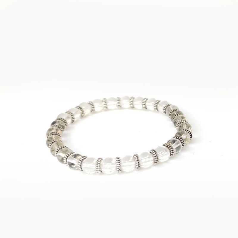 Clear Quartz bracelet (6mm)