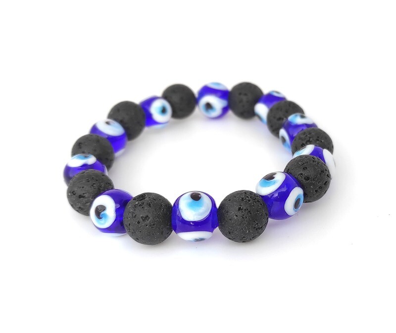 Lava Rock bracelet (10mm)