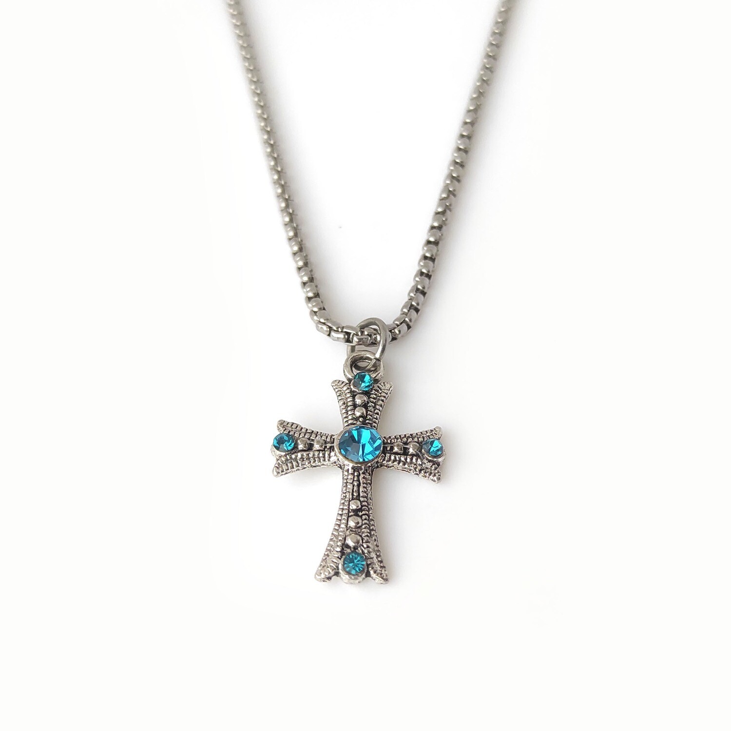 Turquoise Cross necklace