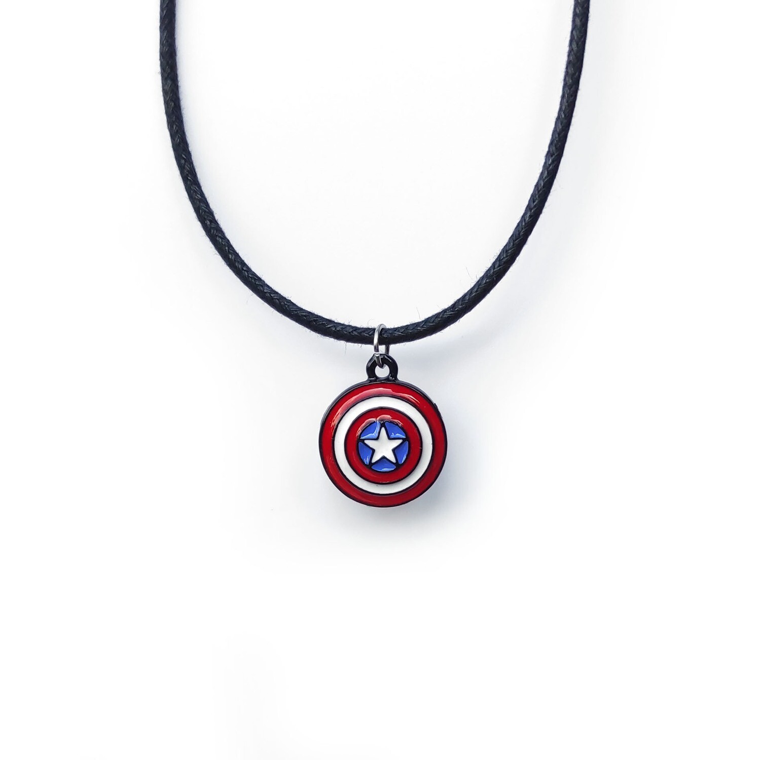 Captain America Shield necklace (cord)