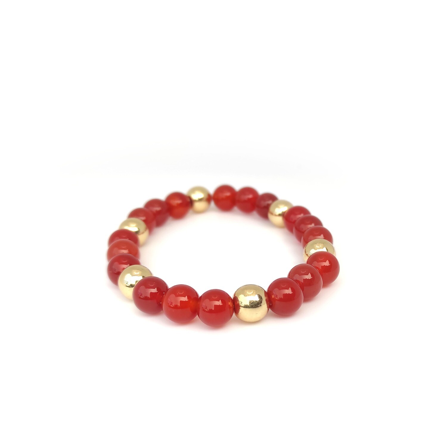Carnelian and Hematite bracelet