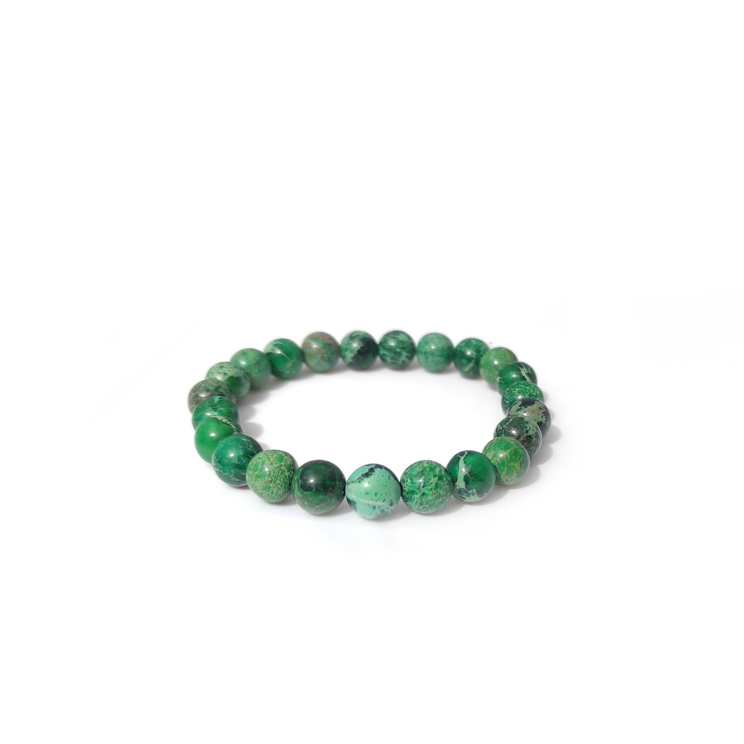Green Imperial Jasper gemstone bracelet
