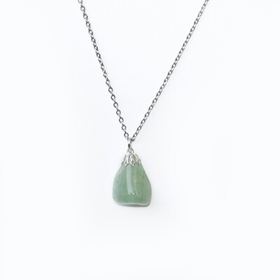 Aventurine pendant gemstone necklace