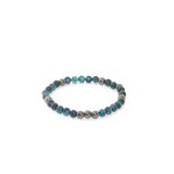 Blue Tigers eye and Hematite bracelet