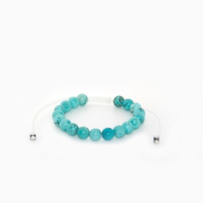 Adjustable Turquoise bracelet - &quot;Strength&quot;